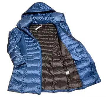 새상품급 노아제 다운 코트 그레이쉬 블루