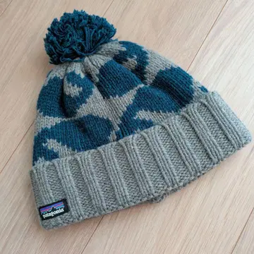 모자 꽁지 니트캡/FREE/울/GRY