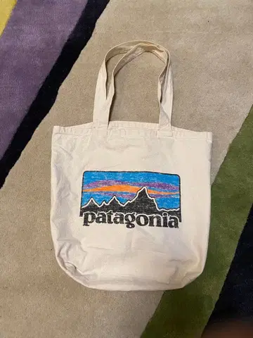patagonia 토트백 산 풍경