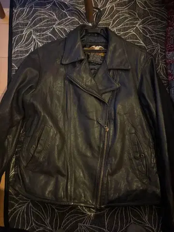 Harley-Davidson 블랙 가죽 자켓