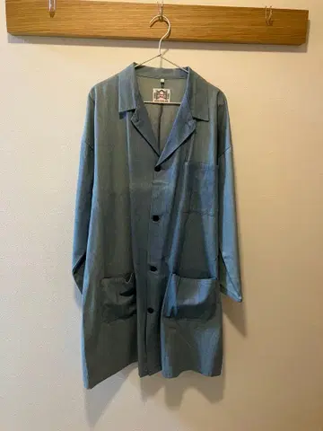 잉글랜드제 린넨 자켓 워크 자켓 데님 L 사이즈