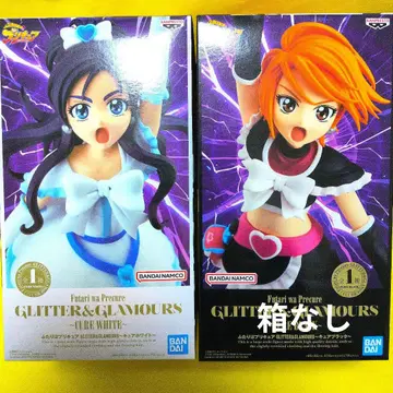 빛의 전사 프리큐어 큐어 화이트 & 큐어 블랙 피규어