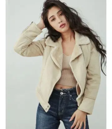 gyda 무스탕 라이더 재킷