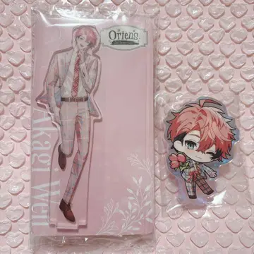 니지산지 Oriens 2주년 아크릴 스탠드 아크릴 블록 아카기 웬