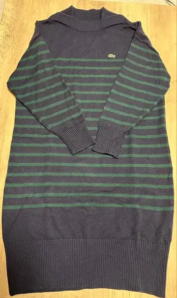 LACOSTE 보더 니트 원피스