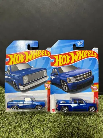 핫휠 실버라도 2대 세트