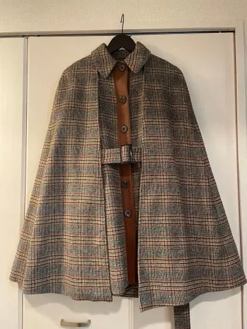 lilybrown 케이프 코트 판초