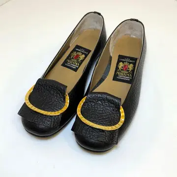 새상품급 미하마 커터 슈즈 블랙 23cm