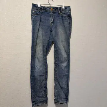 CLOSSHI PREMIUM 라이트 블루 스트레이트 레그 데님