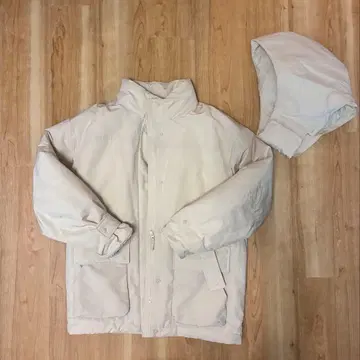 하이브리드 다운 코트 내추럴 M UNIQLO