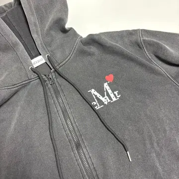 MUCENT 하트 로고 후드티