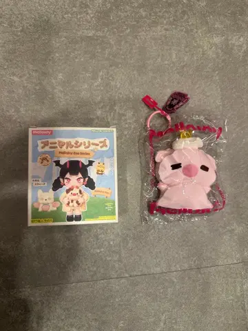 mellojoy 애니멀 클립 핑크 돼지