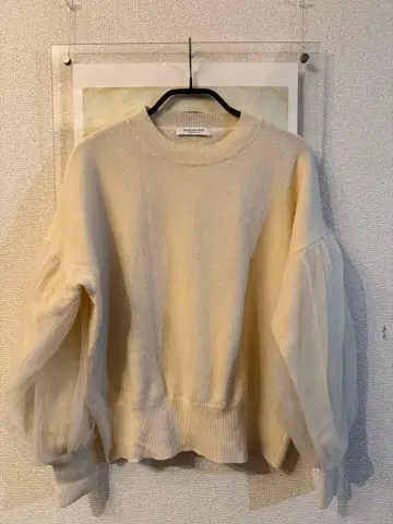 새상품급 스픽 앤 스팬 튤 슬리브 스웨터 2색 세트