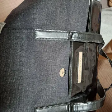 데님 토트백 블랙