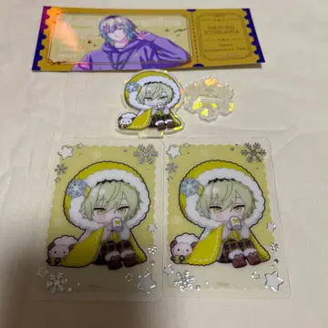 브레마이 이치카와 하루히 아크릴 스탠드 클리어 카드 티켓풍 카드