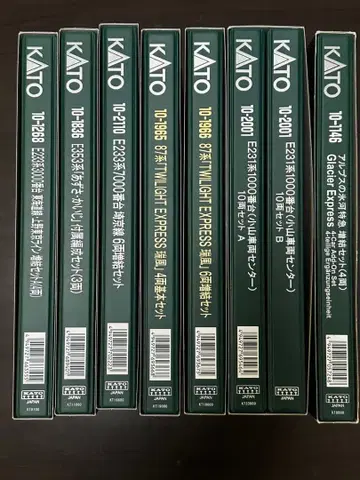 KATO 차량 케이스 8개