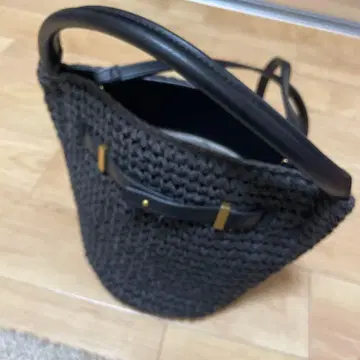 미라 오웬 2way 숄더 핸드 미들 버킷 바스켓백