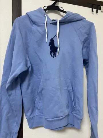 폴로 랄프 로렌 스카이블루 후드티