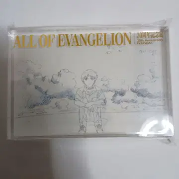 이카리 신지 금박 아크릴 블록 ALL OF EVANGELION
