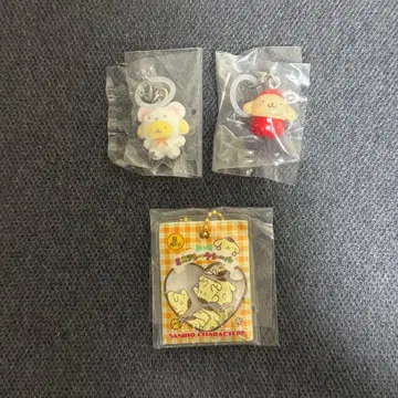 산리오 메지루시 액세서리 폼폼푸딩 3종 세트 묶음 판매