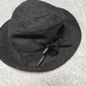 아시야 로사블랑 Rose Blanc 비슈울 코사지 부착 차광 햇