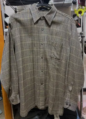 70S 80S 셔츠 구제 의류 카라심 짧은 기장 셔츠 vintage