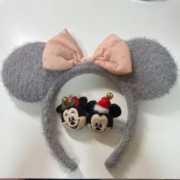 디즈니 머리띠 그레이 크리스마스 반지