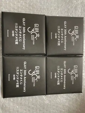 GLAY 30주년 스탠드 메모 4개 세트