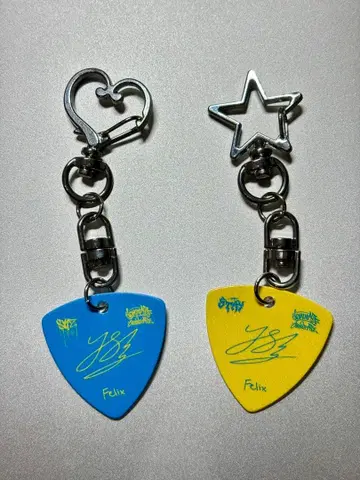 StrayKids stayzone 피크 키링 필릭스 2장 세트