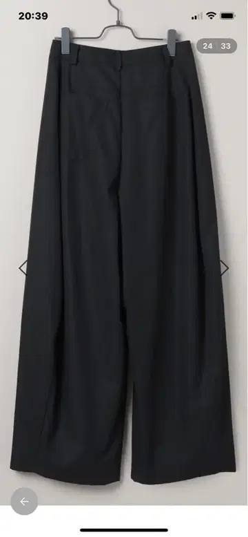 지나시스 [SET UP 대응] 허리 드로스트 코쿤 팬츠