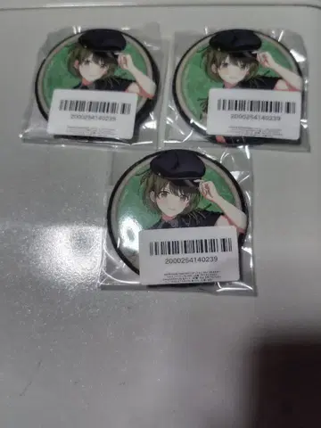 fam 복권 샤이니 컬러즈 나나쿠사 니치카 캔뱃지 이름 키링 3개