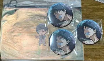 주술회전 팬파레 복권 캔뱃지 파우치 후시구로 진지