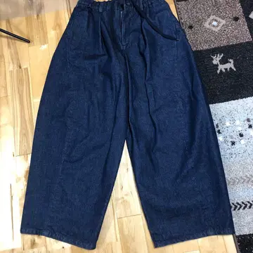 STUDIOUS 와이드 팬츠 다크 블루 사이즈 1