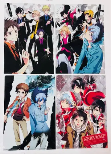 서뱀프 SERVAMP 클리어 파일 엽서 세트