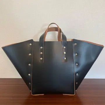 Hender Scheme assemble hand bag wide M
