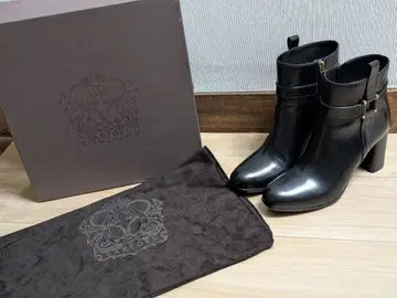 사토레 SARTORE 숏부츠 38 가죽 24.5