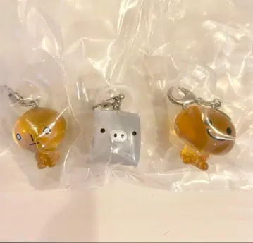 산엑스 가챠가챠 마스코트 키링 3개 세트 묶음 판매