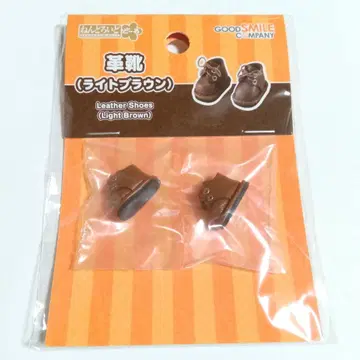 라이트 브라운 넨도로이드돌 가죽 신발 브라운 인형 부츠 구스마
