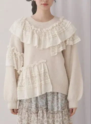택 포함 새상품 메리제니 frill frill knit tops