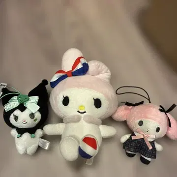 마이멜로디와 쿠로미 봉제 인형 마스코트