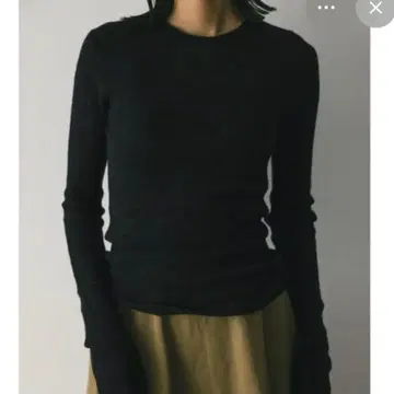 스타일 믹서기 롱 슬리브 소프트 니트