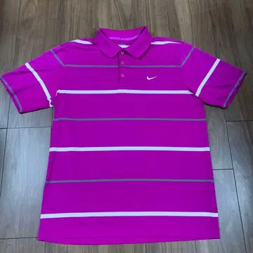 나이키 드라이핏 피케 셔츠 XL 핑크