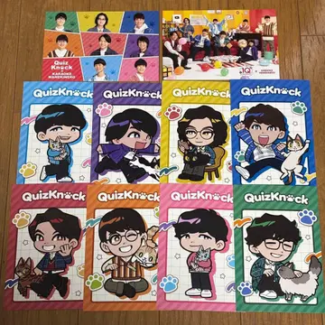 QuizKnock 가라오케 마네키네코 엽서 전 종류 컴플리트