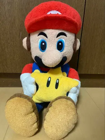 마리오 1등 복권 A상 마리오의 말하는 봉제 인형 with 슈퍼스타