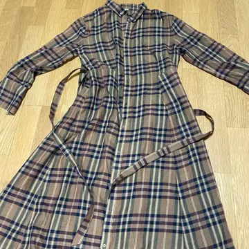 Mila Owen 체크 무늬 긴팔 원피스 사이즈 1