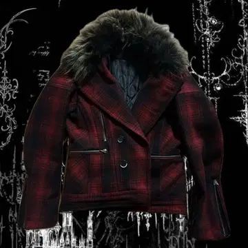 00s 헤이세이 y2k 그런지 퍼 자켓