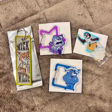 주토피아2 팝업 스토어 4점 묶음 판매