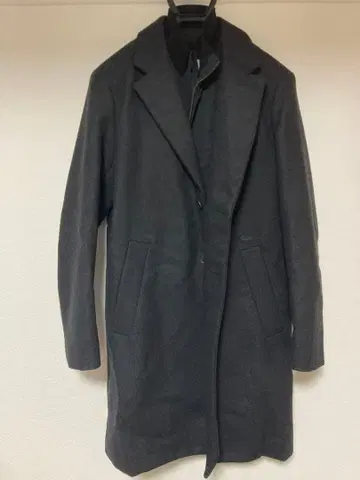 라코스테 울 코트 그레이 M 사이즈 Import 물