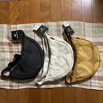 UNIQLO 뷰 marimekko 라운드 미니 숄더백 3색 세트