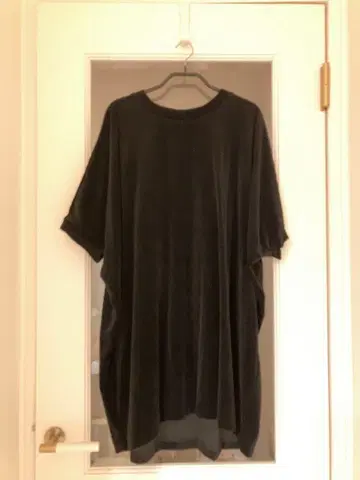 mizuiroind 튜닉 벨벳 블랙